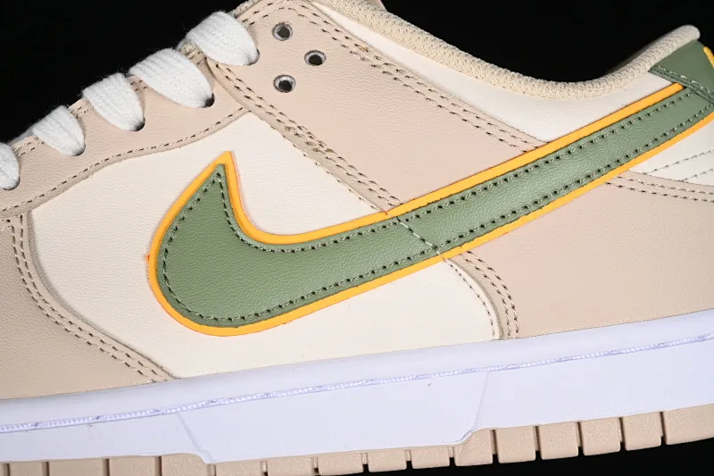 All categories Nk SB Dunk series Nk SB Dunk Low low-top sneakers K version Nk Dunk Low "Pale Ivory" dark and light ivory color matching SB low-top sports and leisure sneakers FQ6869-131